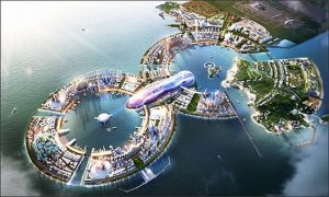 Новый супер город на воде в Южной Корее